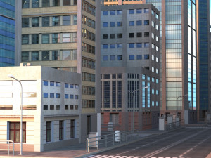 city scape 9 3D मॉडल