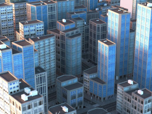 city scape 9 3D मॉडल