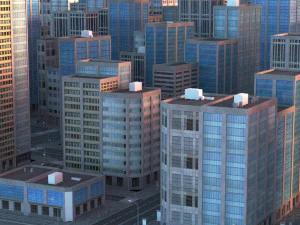 city scape 9 3D Model