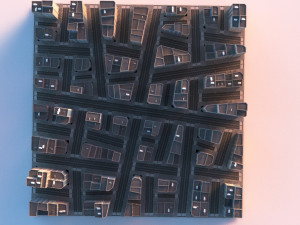 city scape 9 3D मॉडल