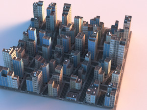 city scape 9 3D मॉडल