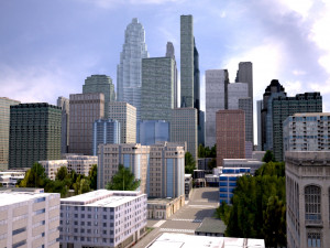 real time city 08 3D Model