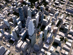 real time city 08 3D Model