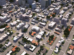 real time city 08 3D Model
