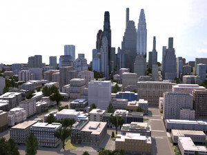 real time city 08 3D Model