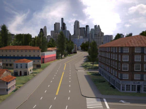 real time city 09 3D Model