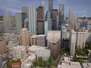 real time city 09 3D Model