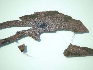 real time city 09 3D Model
