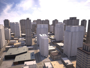 real time city 10 3D Model
