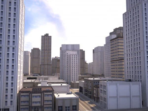 real time city 10 3D Model