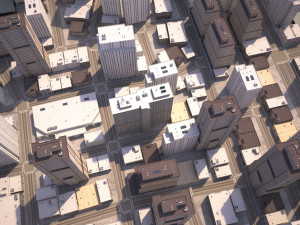 real time city 10 Model 3D
