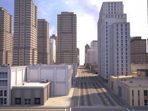 real time city 10 Model 3D