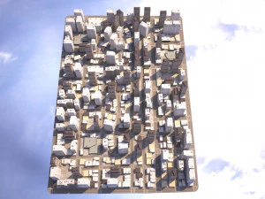 real time city 10 3D Model