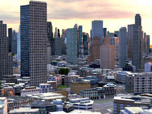 real time city 13 Modelo 3D