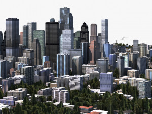 real time city 14 3D Model