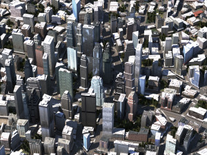 real time city 14 Modèle 3D