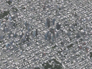 real time city 15 3D Model