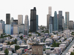 real time city 15 3D Model