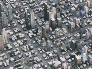 real time city 15 3D Model