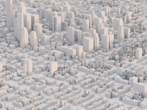 real time city 15 3D Model
