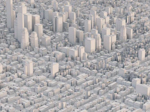 real time city 15 3D Model