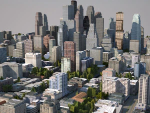 real time city 04 3D Model