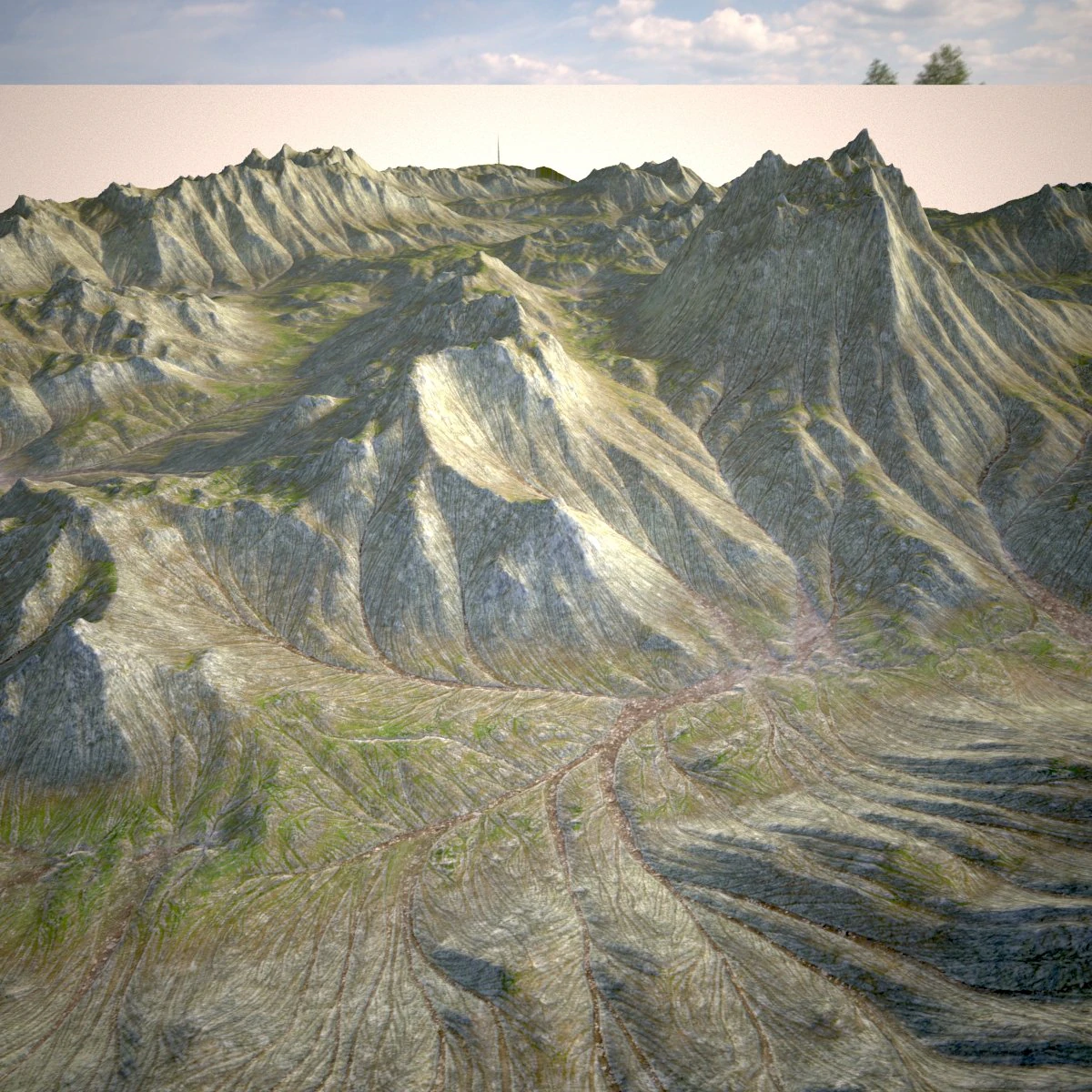 landscape 91 3D Model .c4d .max .obj .3ds .fbx .stl .blend