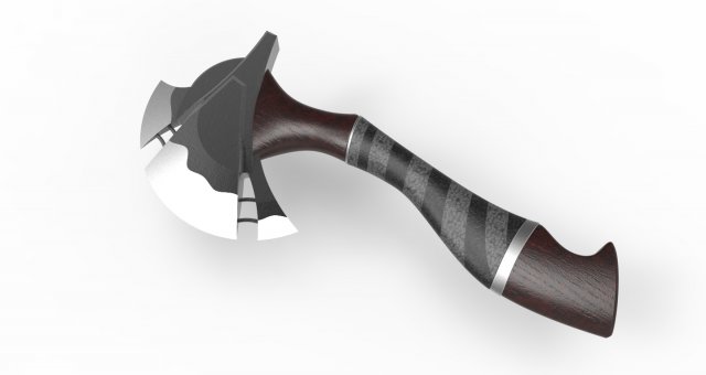 Axe number 4 3D मॉडल .c4d .max .obj .3ds .fbx .stl .blend 