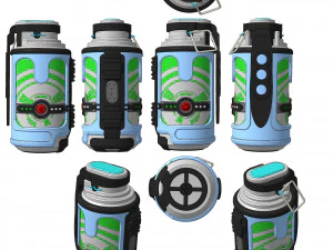 scifi grenade 3D Model