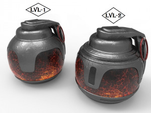 Grenade mixing kit - 1321 3D Model