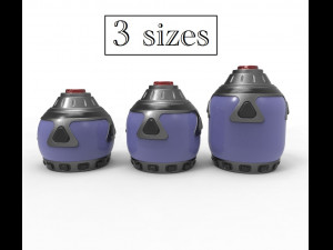 Grenade mixing kit - 1321 3D Model