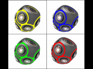 Contact grenade - 2906 3D Model