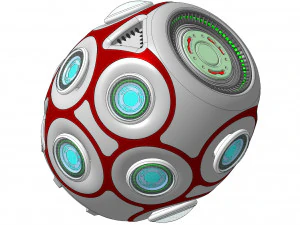 接触手榴弹 - 2906 3D 模型