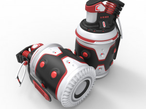 Sci-fi grenade - hornet 023 3D Model