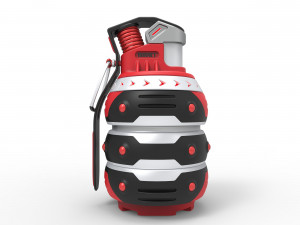 Sci-fi grenade - hornet 017 3D Model