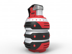 Sci-fi grenade - hornet 017 3D Model