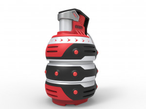 Sci-fi grenade - hornet 017 3D Model