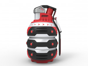 Sci-fi grenade - hornet 017 3D Model