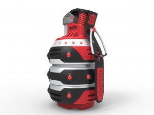 Sci-fi grenade - hornet 017 3D Model