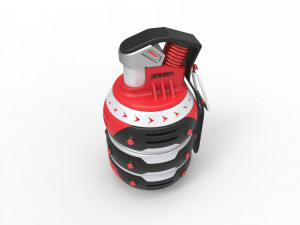 Sci-fi grenade - hornet 017 3D Model