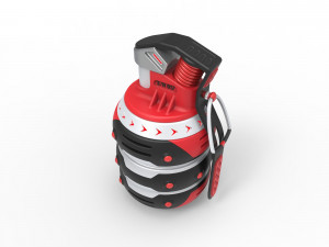 Sci-fi grenade - hornet 017 3D Model