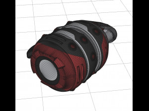 Sci-fi grenade - hornet 017 3D Model