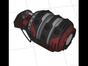 Sci-fi grenade - hornet 017 3D Model