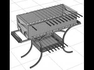 Brazier 1105 - v2 3D Model