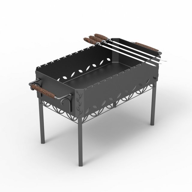 Brazier 1705 3D 模型 .c4d .max .obj .3ds .fbx .stl .blend 