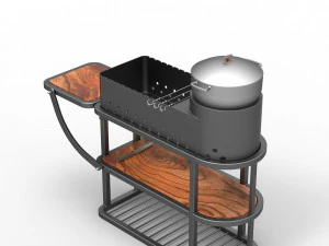 火鉢 - 2305 3Dモデル