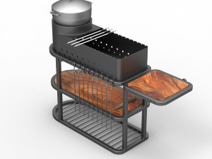 Brazier - 2305 3D 模型