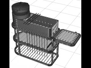 火鉢 - 2305 3Dモデル
