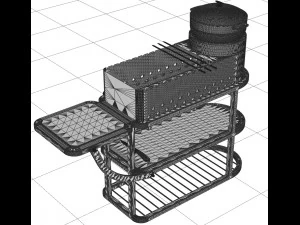 火鉢 - 2305 3Dモデル