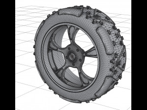 Wheel toy - D1W2 3D Modell